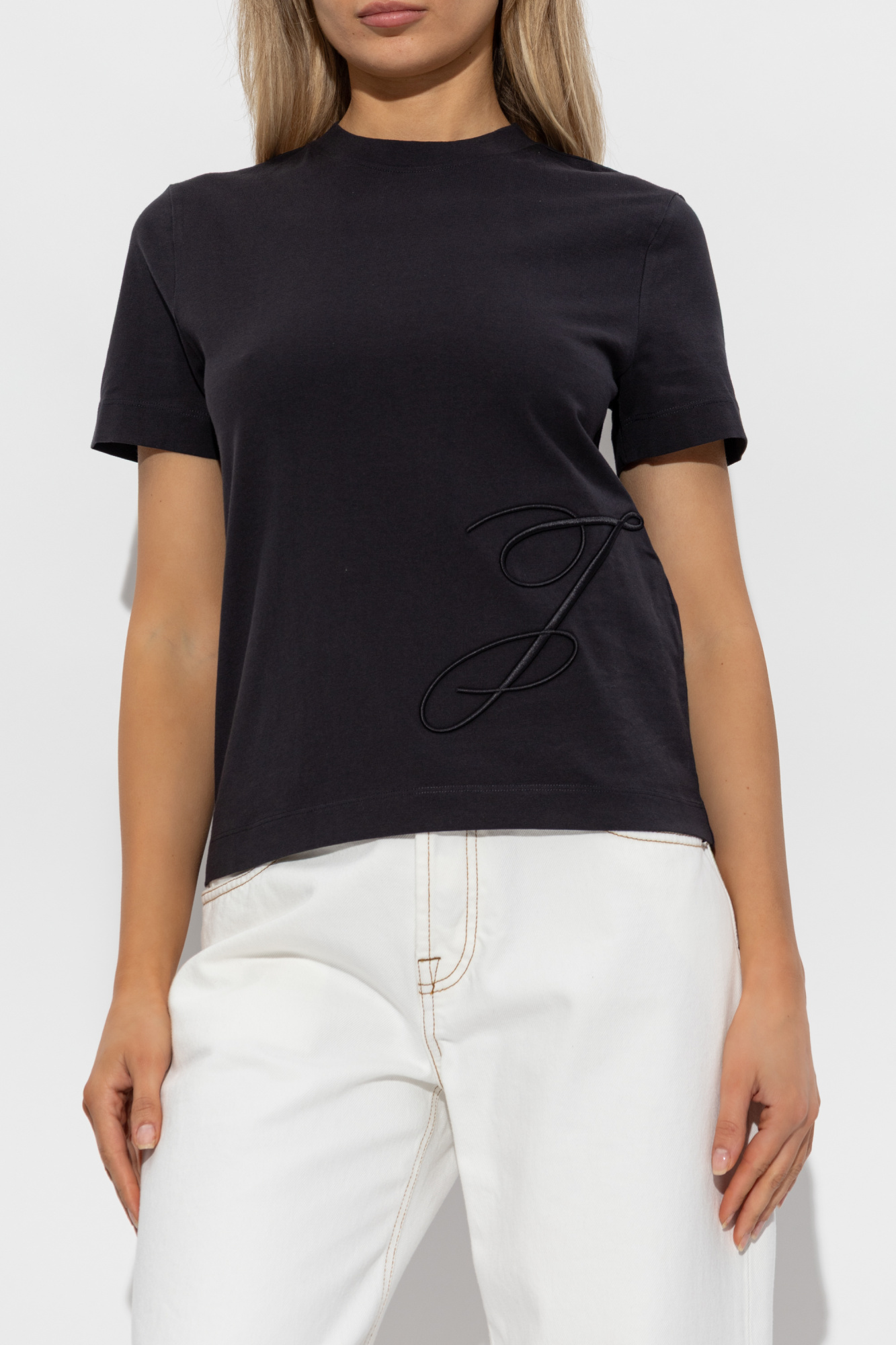 Black T-shirt with logo Jacquemus - Vitkac AS